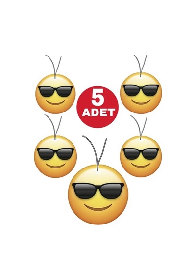 Oasis Life Cool Emoji Oto Araç Kokusu Sakız Kokulu 5 Adet