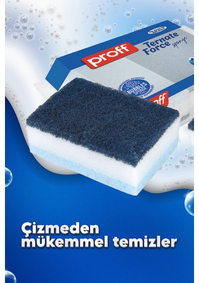 Grimorlife 6 Adet Özel Dokulu Düz Bulaşık Süngeri Özel Dokulu, Dayanıklı Mutfak Süngeri Seti