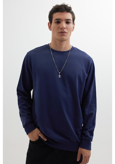 Tudors Erkek Relax Fit Rahat Kesim %100 Pamuk 2 İplik Bisiklet Yaka Lacivert Sweatshirt -41522 Lacivert Tudors Erkek Relax Fit Rahat Kesim %100 Pamuk 2 İplik Bisiklet Yaka Lacivert Sweatshirt -41522 Lacivert