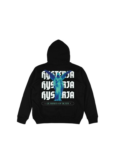 Startmore Adrift Histeria Siyah Oversize Unisex Kapüşonlu Sweatshirt Hoodie Siyah