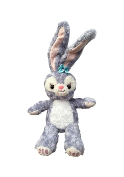 Sevimli Peluş Tavşan Uyku Arkadaşım Hediyelik Peluş Tavşan Kulak Dahil 50 Cm Gri