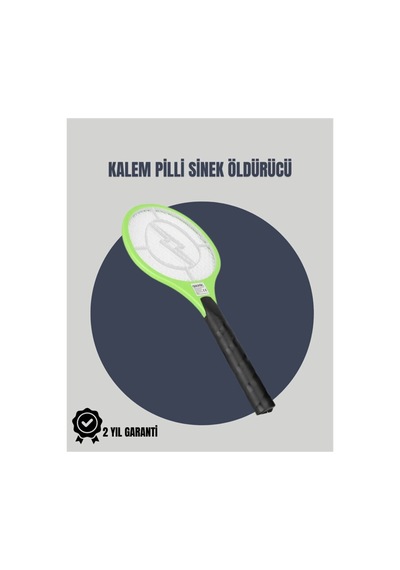 Taşınabilir Elektronik Sinek Swatter Kimyasal İçermeyen Ergonomik Tasarım - Hs08373161-454
