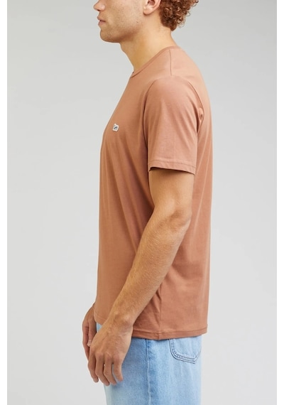 Lee Sıfır Yaka Regular Fit Turuncu Erkek T-shirt L60ufquk 001