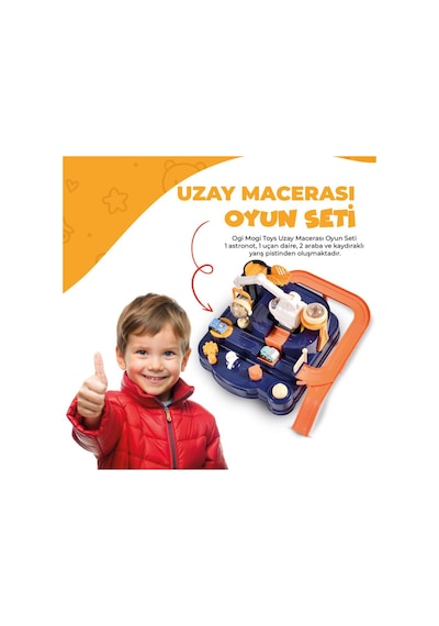 Ogi Mogi Toys 4 Düğme Kontrollü Uzay Macerası Oyun Seti