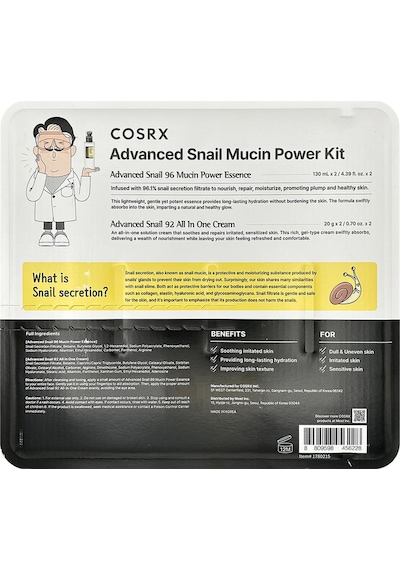 Cosrx Advanced Snail Salyangoz Özlü Cilt Bakım Seti 4 Parça