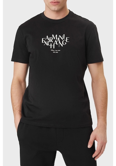 Armani Exchange Erkek T Shirt Xm002782 Af10356 Uc001 Siyah Siyah
