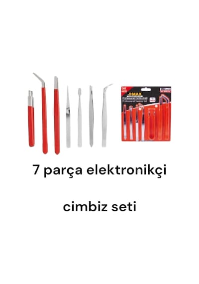 Lokma Uçlu Tornavida Profesyonel Elektronikçi Tamirci Cımbız Seti - 663684141