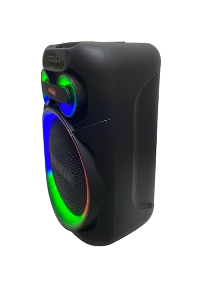 Rose Ms-1203bt-w 12 İnch Hoparlör Rgb Led Taşınabilir 1 Adet Mikrofon Usb-radyo-bluetooth Hoparlör