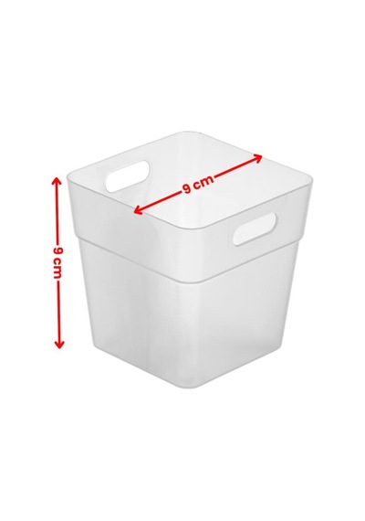6 Adet Buzdolabı Kapak Raf Düzenleyici, Mutfak Banyo Çekmece Içi Mini Organizer Kutu 6 Lı Set Plasti Diğer