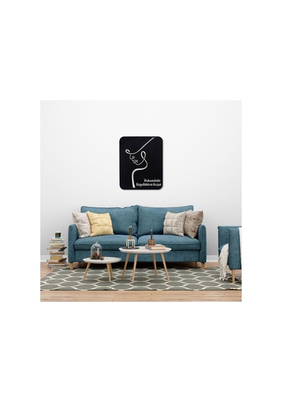 Led Işıklı Kişiselleştirilebilir Kadın Temalı Tablo Perla Dekoratif Gece Lambası Sarı - 737263763 Sarı