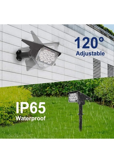 Solar Led Bahçe Aydınlatması - Renk Değiştiren Bahçe Lambası, Su Geçirmez Dekoratif Peyzaj Işığı Adet - 1 Adet