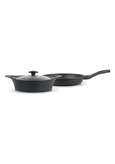 Thermoad Granit Payro 3 Lü Set Gri 28 Cm