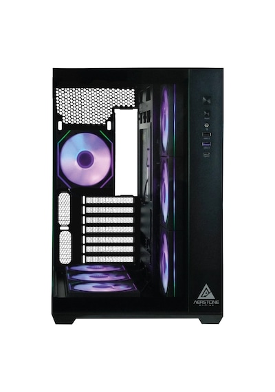 AERSTONE Trion 850 Watt 80+ Bronz 7 Fanlı RGB Akvaryum Oyuncu Kasası