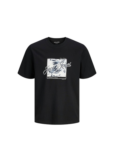Jack & Jones Jjhonolulu Shape Siyah Erkek Tişört 12288088 Black