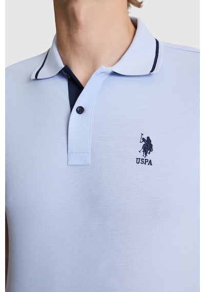 U.S. Polo Assn. U.s. Polo Assn. Erkek Açık Mavi Tişört Basic 50326975-vr003 Acık Mavı