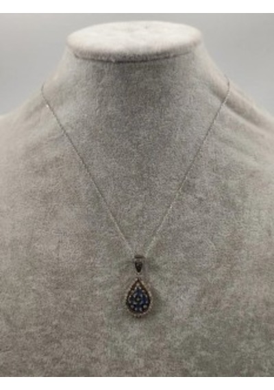 Safir Elmas Kolye