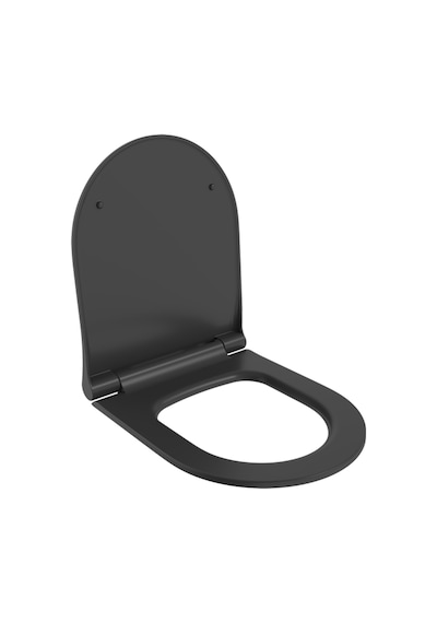 Bocchi Pure Slim Soft Klozet Kapağı Mat Siyah A0336-004 Beyaz