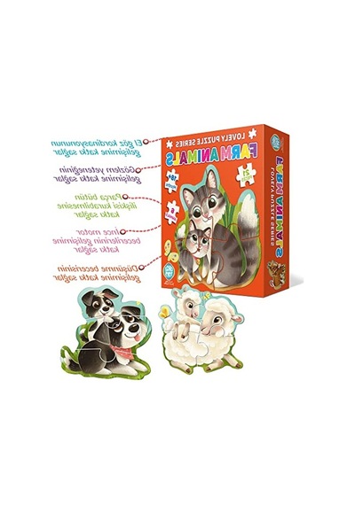 Lovely Puzzle Temalı Farm Animals İle Eğlenceli Oyun
