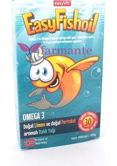 Easyfishoil 30 Çiğnenebilir Jel Tablet