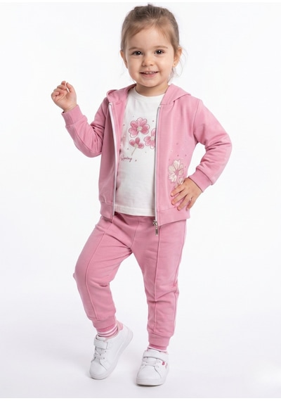 Toontoy Kids Toontoy Kız Çocuk 3'lü Eşofman Takımı Uzun Kollu Bisiklet Yaka Nakışlı T-shirt - Kapüşonlu Fermuarlı Hırka- Beli Paçası Lastikli Eşofman Altı 25042 Gülkurusu Toontoy Kids Toontoy Kız Çocuk 3'lü Eşofman Takımı Uzun Kollu Bisiklet Yaka Nakışlı T-shirt - Kapüşonlu Fermuarlı Hırka- Beli Paçası Lastikli Eşofman Altı 25042 Gülkurusu