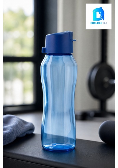 500 Ml Plastik Su Şişesi Suluk Matara Mavi