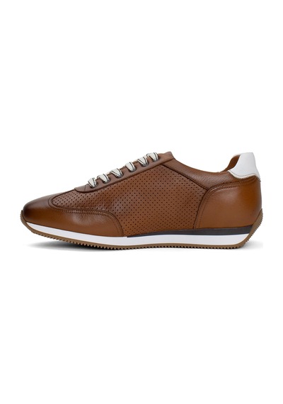 Marcomen 19585 Erkek Hakiki Deri Casual Ayakkabı Taba - Erkek Taba