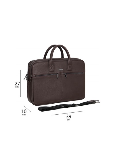 Cambridge Polo Club Suni Deri Evrak Çantası Plevr50073 Kahve N11.128
