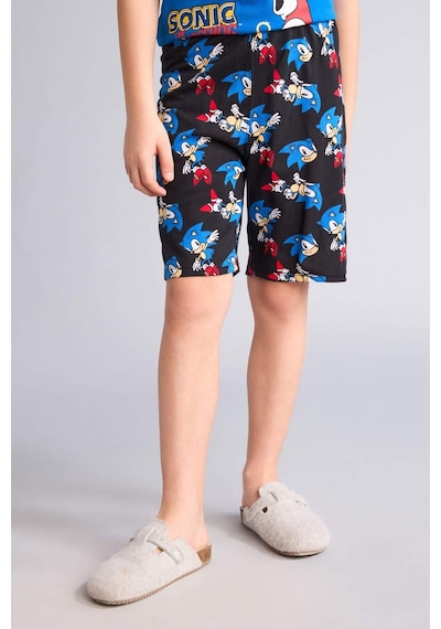 Defacto Sonıc The Hedgehog Regular Fıt 2li Pijama Takımı Erkek Çocuk H4109a826hsbe64 Mavi-be64