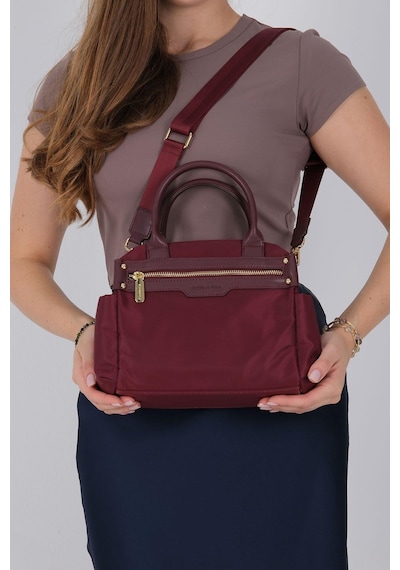 Silver Polo Sp1219 Kadın El Çantası Saten Bordo-bordo