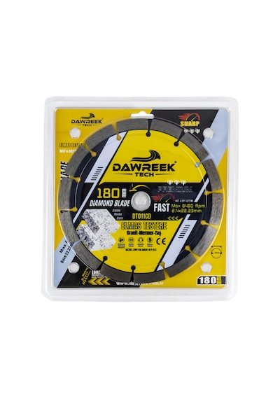 Dawreek Dt011cd 180mm Premium Segmentli Turbo Elmas Testere Granit-mermer-taş