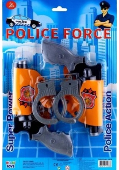 Hoobi Toys Kartela 2li Kelepçeli Silah Set