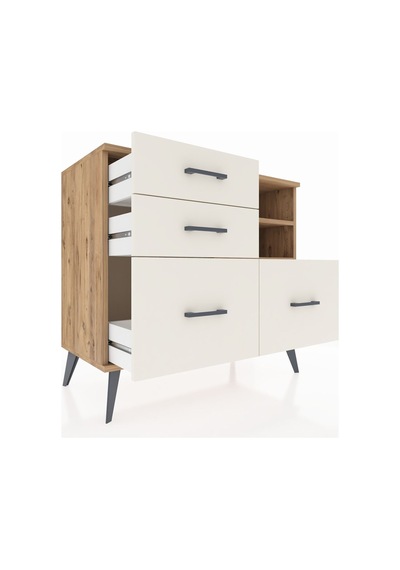 Hyperion Şifonyer 2 Raflı 4 Çekmeceli 88x44x80 Çam-çam/aytaşı Çam/aytaşı Hyperion Şifonyer 2 Raflı 4 Çekmeceli 88x44x80 Çam-çam/aytaşı Çam/aytaşı