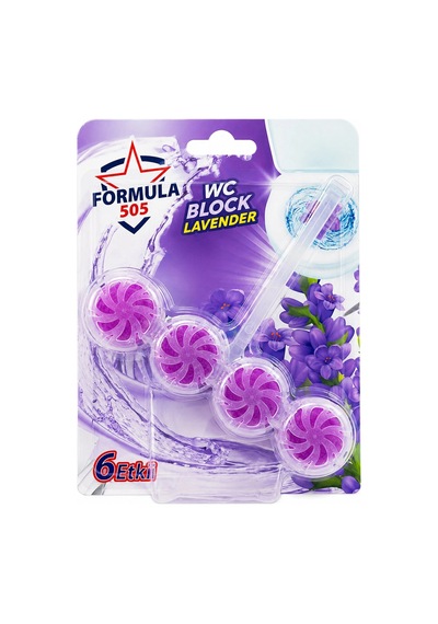 4'lü Wc Blok - Lavanta Kokulu - 2 Adet - 6 Etkili - 200 Gr