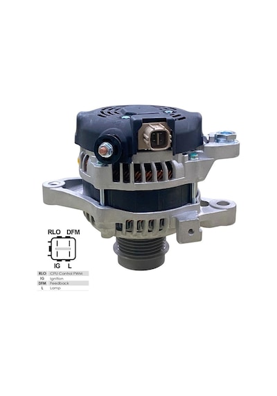 12v Alternatör Dinamo 100 A Soketli 4 Fişli Rlo-dfm-ıg-l Toyota Aurıs/avensıs/corolla/rav4 Iıı