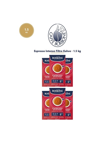 Caffe Borbone Espresso Intenso Filtre Kahve 1,5 Kg 6 Paket X 250 G - Öğütülmüş Kahve