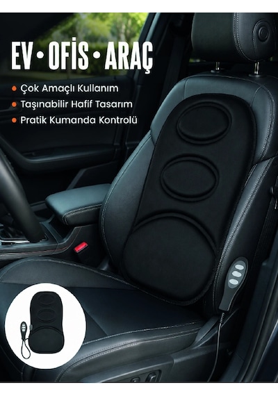 Sırt Ve Bel Masaj Minderi Motorlu, Kademeli Şiddet Ayarlı Masaj Koltuğu Pedi çok renkli