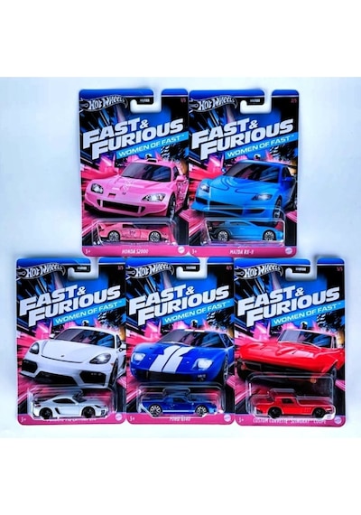 Fast And Furious Women Of Fast 2024 5'li Set Hızlı Ve Öfkel