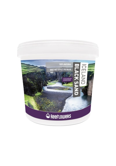 Reeflowers Iceland Black Sand Akvaryum Kumu 7 Kg 1-2mm