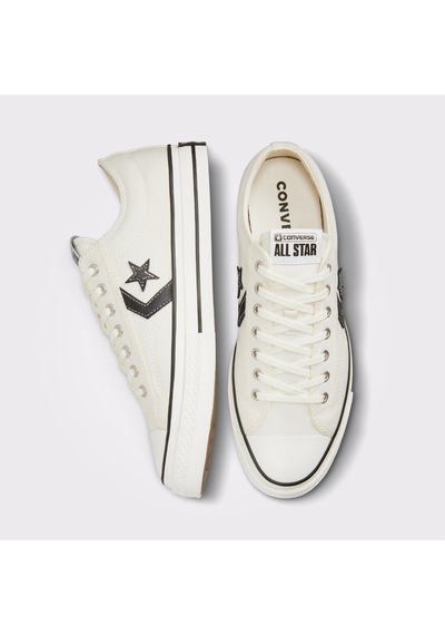 Converse Star Player 76 Premium Canvas Unisex Beyaz Sneaker Krem