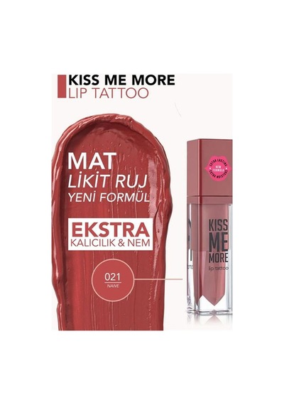Flormar Kiss Me More Lip Tattoo 021 Naive 01