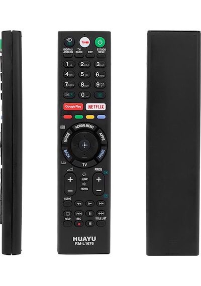HUAYU KL RM-L1676 SONY GOOGLE PLAY-NETFLIX-YOUTUBE TUŞLU UNIVERSAL LCD LED TV KUMANDA