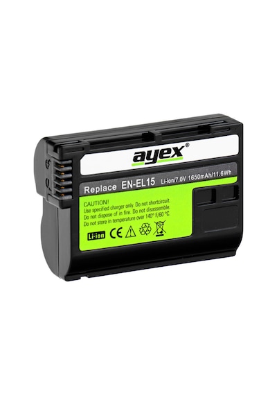 Nikon D800- D800E- D810 için Ayex Ax-D800 Battery Grip + 2Batarya