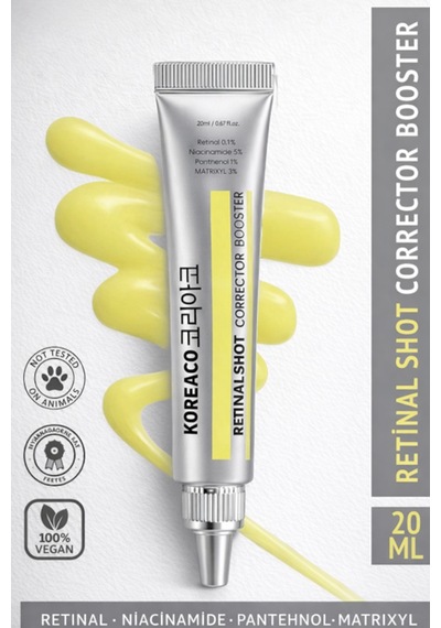 Retinal %0,1 Shot Corrector Booster Krem 20 Ml Niacinamide %5 Pantehnol %1 Matrixyl %3 - 816130666