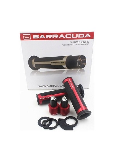 Barracuda Elcik Kırmızı Motosiklet Elcik Set Ve Denge Topuzları