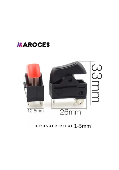 Ic-209 Saç Kurutma Anahtarı 3P 0-1-2 3 Bacaklı Siyah
