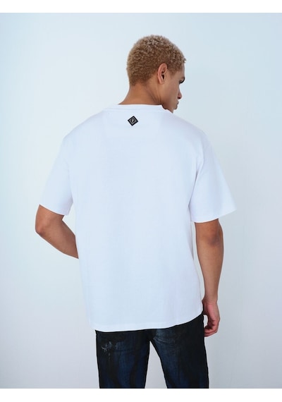 LOFT Loose Fit Erkek Tshirt K.kol Lf2036827 Q1.v1 Beyaz