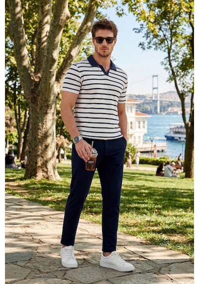 Buratti Erkek Pantolon 6843654 Lacivert Lacivert