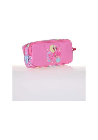 Kaukko Kids-Love Desing Pink Flamingo Kalem Çantası L8072
