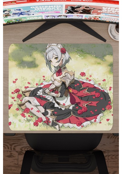 Noelle Genshin Impact Anime Oyuncu V5 - 48x40 Xl Gaming Mouse Pad Fare Altlığı