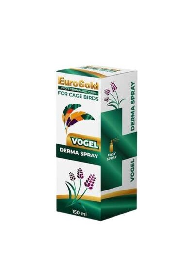 Euro Gold Vogel Derma Kuşlar İçin Deri Ve Tüy Bakım Spreyi 50 Ml